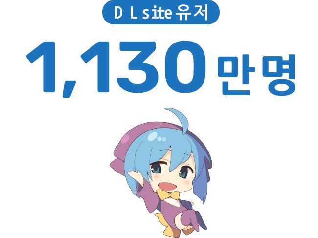 DLsite유저 1,130만명